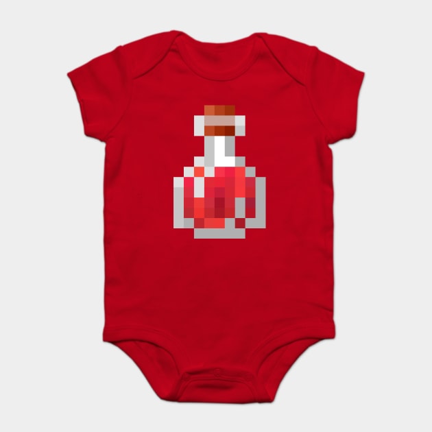 Minecraft Potion of Healing Baby Bodysuit by ParaholiX